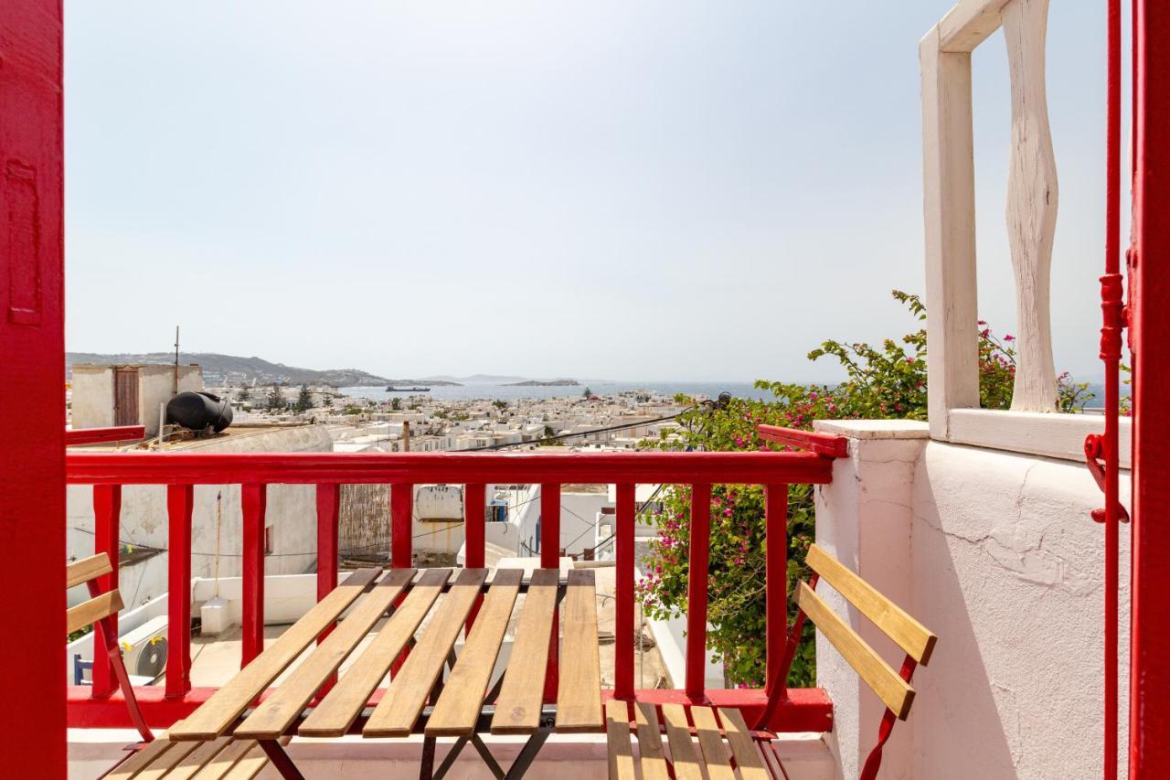 Elenitas Town House With Balcony And Sea View Apartment Mykonos Town Exterior photo